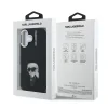 Carcasă spate Karl Lagerfeld IML Aquarelle Karl pentru iPhone 16, neagră