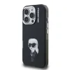 Carcasă spate Karl Lagerfeld IML Aquarelle Karl pentru iPhone 16 Pro, neagră