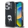 Carcasă spate Karl Lagerfeld IML Aquarelle Karl pentru iPhone 16 Pro, neagră