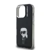Carcasă spate Karl Lagerfeld IML Aquarelle Karl pentru iPhone 16 Pro, neagră