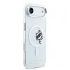 Carcasă spate Karl Lagerfeld IML Choupette Peekaboo MagSafe pentru iPhone Air, transparentă