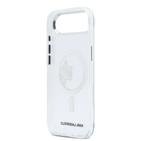 Carcasă spate Karl Lagerfeld IML Choupette Peekaboo MagSafe pentru iPhone Air, transparentă