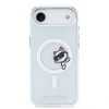 Carcasă spate Karl Lagerfeld IML Choupette Peekaboo MagSafe pentru iPhone Air, transparentă