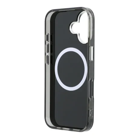 Carcasă spate Karl Lagerfeld IML Choupette Trio Watercolor MagSafe pentru iPhone 17, neagră