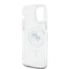 Carcasă spate Karl Lagerfeld IML K&amp;amp;CH Heads cu ramă metalică MagSafe pentru iPhone 12/12 Pro, transparentă