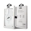 Carcasă spate Karl Lagerfeld IML K&amp;amp;CH Heads cu ramă metalică MagSafe pentru iPhone 12/12 Pro, transparentă