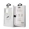 Carcasă spate Karl Lagerfeld IML K&amp;amp;CH Heads cu ramă metalică MagSafe pentru iPhone 15 Pro, transparentă