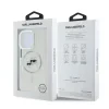 Carcasă spate Karl Lagerfeld IML K&amp;amp;CH Heads cu ramă metalică MagSafe pentru iPhone 16 Pro Max, transparentă