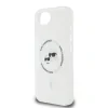 Carcasă spate Karl Lagerfeld IML K&amp;amp;CH Heads cu ramă metalică MagSafe pentru iPhone 16e/17e, transparentă