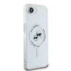 Carcasă spate Karl Lagerfeld IML K&amp;amp;CH Heads cu ramă metalică MagSafe pentru iPhone 16e/17e, transparentă