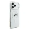 Carcasă spate Karl Lagerfeld IML K&amp;amp;CH Heads cu ramă metalică MagSafe pentru iPhone 17 Pro Max, transparentă