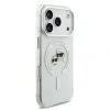 Carcasă spate Karl Lagerfeld IML K&amp;amp;CH Heads cu ramă metalică MagSafe pentru iPhone 17 Pro, transparentă