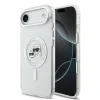 Carcasă spate Karl Lagerfeld IML K&amp;amp;CH Heads cu ramă metalică MagSafe pentru iPhone Air, transparentă
