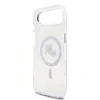 Carcasă spate Karl Lagerfeld IML K&amp;amp;CH Heads cu ramă metalică MagSafe pentru iPhone Air, transparentă
