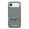 Carcasă spate Karl Lagerfeld IML K&amp;amp;CH Heads Logo MagSafe pentru iPhone Air, neagră