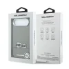 Carcasă spate Karl Lagerfeld IML K&amp;amp;CH Heads Logo MagSafe pentru iPhone Air, neagră