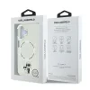 Carcasă spate Karl Lagerfeld IML Karl and Choupette MagSafe pentru iPhone 16, transparentă