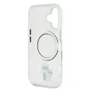 Carcasă spate Karl Lagerfeld IML Karl and Choupette MagSafe pentru iPhone 16, transparentă