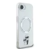 Carcasă spate Karl Lagerfeld IML Karl and Choupette MagSafe pentru iPhone 16e/17e, transparentă
