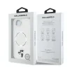 Carcasă spate Karl Lagerfeld IML Karl and Choupette MagSafe pentru iPhone 16e/17e, transparentă