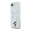 Carcasă spate Karl Lagerfeld IML Karl and Choupette MagSafe pentru iPhone 16e/17e, transparentă