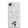Carcasă spate Karl Lagerfeld IML Karl and Choupette MagSafe pentru iPhone 16e/17e, transparentă