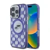 Carcasă spate Karl Lagerfeld IML Monogram K&amp;amp;CH Heads MagSafe pentru iPhone 16 Pro, violet
