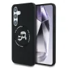 Carcasă spate Karl Lagerfeld K&amp;amp;CH Heads MagSafe din silicon lichid pentru Samsung Galaxy S25, neagră