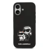 Carcasă spate Karl Lagerfeld K&amp;amp;CH Sketch MagSafe din silicon lichid pentru iPhone 17, neagră