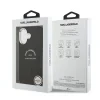 Carcasă spate Karl Lagerfeld PU RSG Logo MagSafe pentru iPhone 17, neagră