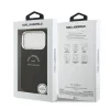 Carcasă spate Karl Lagerfeld PU RSG Logo MagSafe pentru iPhone 17 Pro, neagră