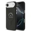 Carcasă spate Karl Lagerfeld PU RSG Logo MagSafe pentru iPhone Air, neagră