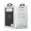 Carcasă spate Karl Lagerfeld PU RSG Logo MagSafe pentru iPhone Air, neagră