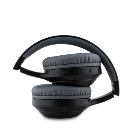 Căști fără fir Guess Classic Silver Logo, negre