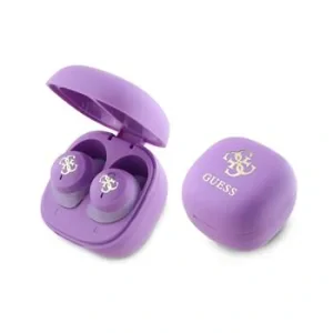 Căști wireless Guess 4G Logo Mini TWS violet