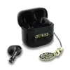 Căști wireless Guess Classic Logo Charm TWS, negre