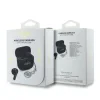 Căști wireless Guess Classic Logo Charm TWS, negre