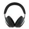 Căști wireless Guess cu logo din piele PU și ANC/ENC, negre