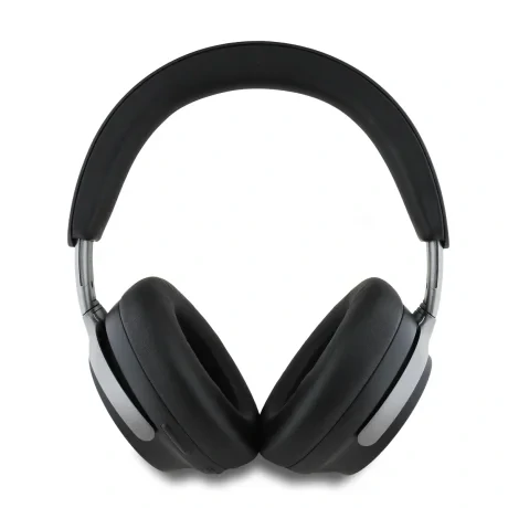 Căști wireless Guess cu logo din piele PU și ANC/ENC, negre