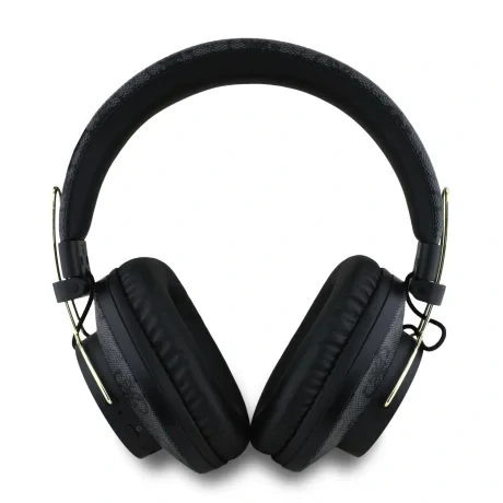 Căști wireless Guess PU 4G Metal Logo ENC, negre