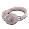 Căști wireless Guess PU 4G Metal Logo ENC roz