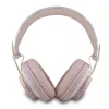 Căști wireless Guess PU 4G Metal Logo ENC roz