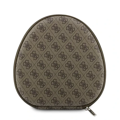 Căști wireless Guess PU 4G Triangle Logo ENC maro