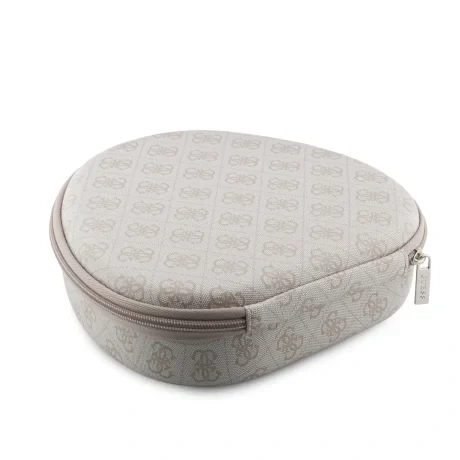 Căști wireless Guess PU 4G Triangle Logo ENC roz