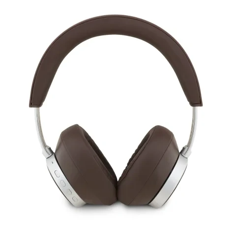 Căști wireless Guess PU Saffiano Triangle Logo ENC maro