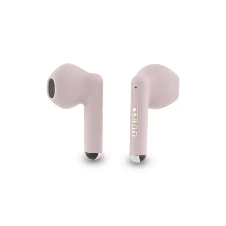Căști wireless Guess TWS cu logo clasic imprimat, roz