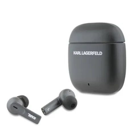 Căști wireless Karl Lagerfeld Elongated Logo ANC/ENC TWS, negre