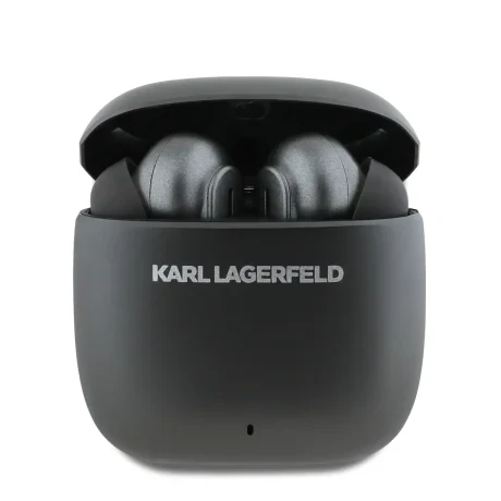 Căști wireless Karl Lagerfeld Elongated Logo ANC/ENC TWS, negre