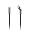 Curea Karl Lagerfeld Ikonic cu cablu de încărcare integrat USB-C/USB-C neagră