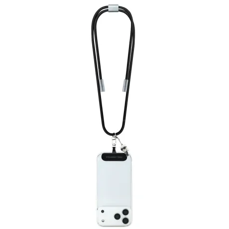 Curea Karl Lagerfeld Ikonic cu cablu de încărcare integrat USB-C/USB-C neagră